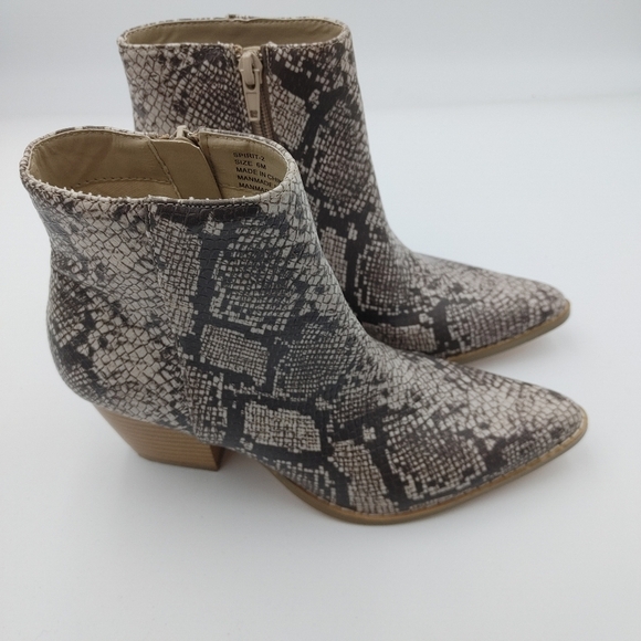 New Matisse snakeskin print boots size 6 - Picture 5 of 9